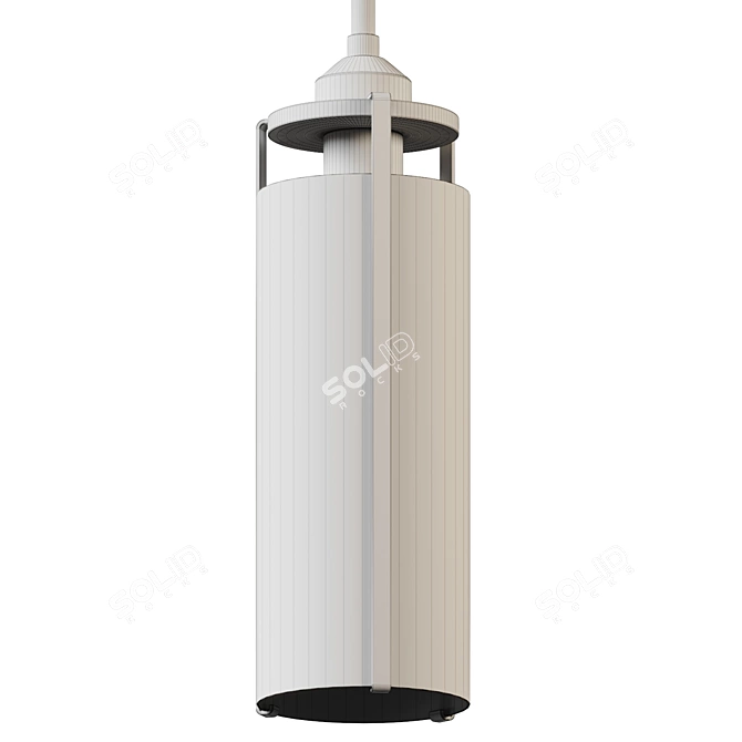 Elegant Belmont Ceiling Light 3D model image 5