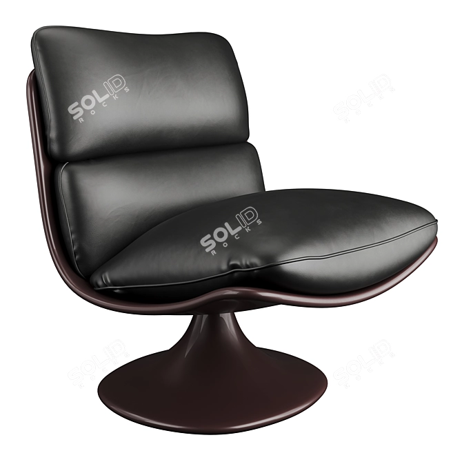 Modern Minotti Pattie Armchair with 3D Scene 3D model image 1