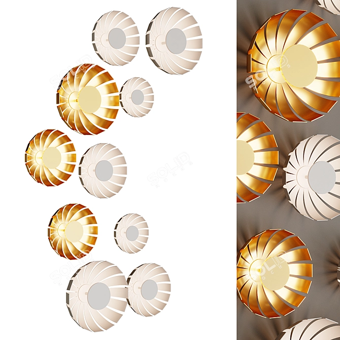 Modern Wall Lamp LOTO 3D model image 1