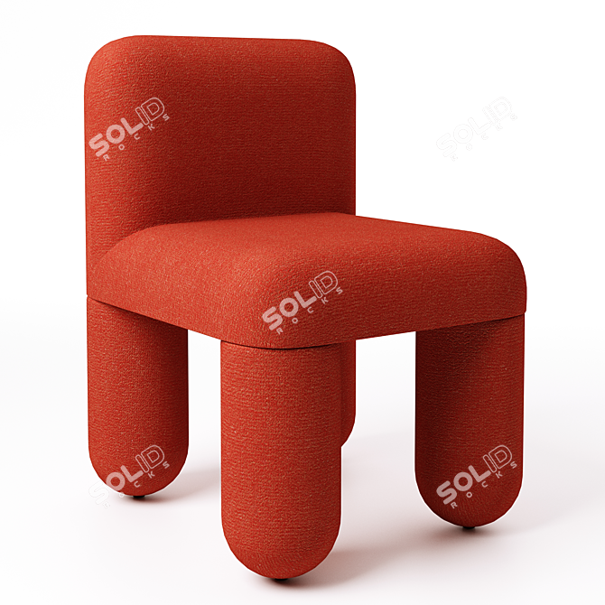 Minimalist Designer Noom Chair 3D model image 8