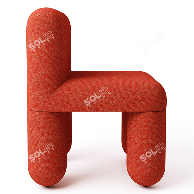 Minimalist Designer Noom Chair 3D model image 9