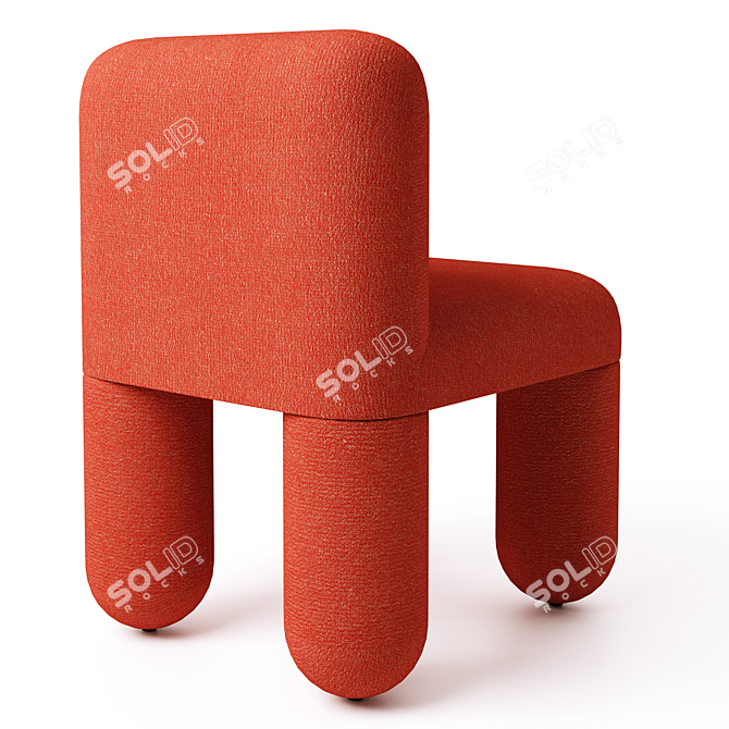 Minimalist Designer Noom Chair 3D model image 10