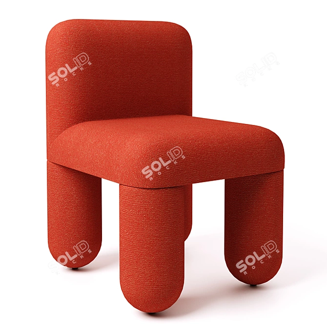 Minimalist Designer Noom Chair 3D model image 3