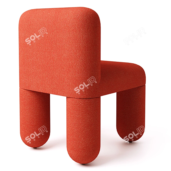 Minimalist Designer Noom Chair 3D model image 5