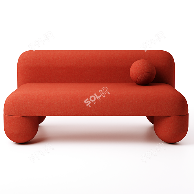 Modern Denys Sokolov Designer Sofa 3D model image 2