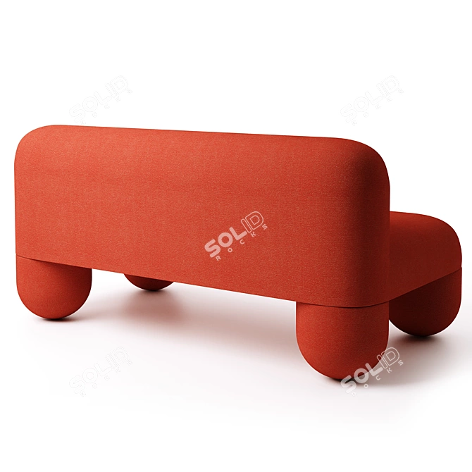 Modern Denys Sokolov Designer Sofa 3D model image 7