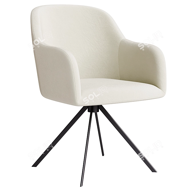 LYS Swivel Chair & Armchair 3D model image 2