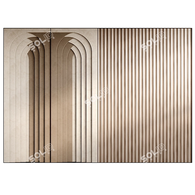 Multi-Sub Object Panel for 3D Render 3D model image 1