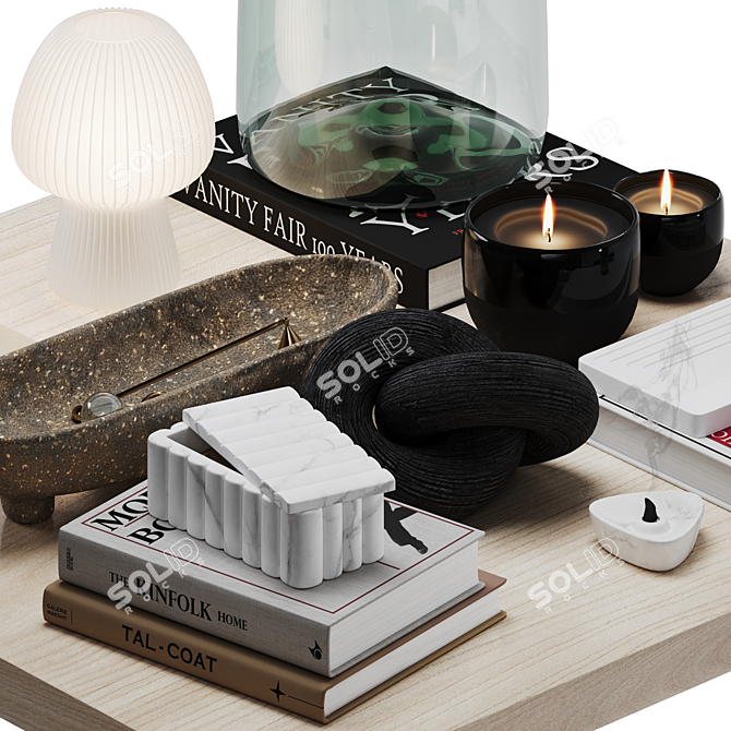 Modern Home Decor Bundle 3D model image 2