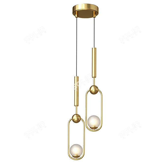 Sleek Modern Design Lamp 3D model image 1