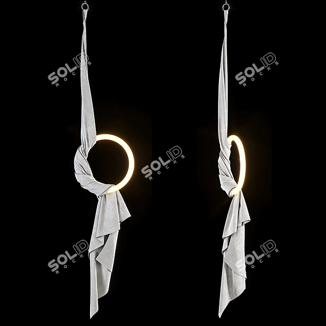 Elegant Requiem Ring Lighting Design 3D model image 1