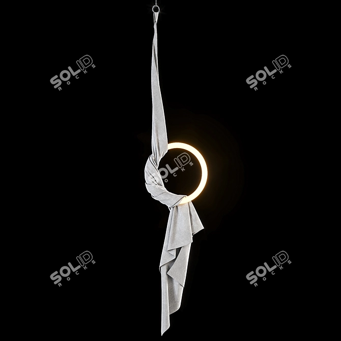 Elegant Requiem Ring Lighting Design 3D model image 2