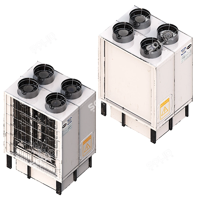 Compact Chiller 3D Model Kit 3D model image 1