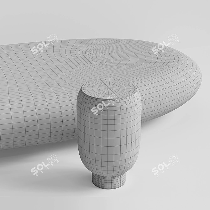 Designer Marble Coffee Tables Collection 3D model image 5