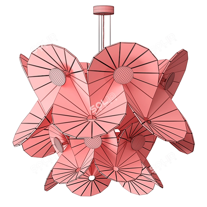 Artistic Oloid Pendant Lights 3D model image 5