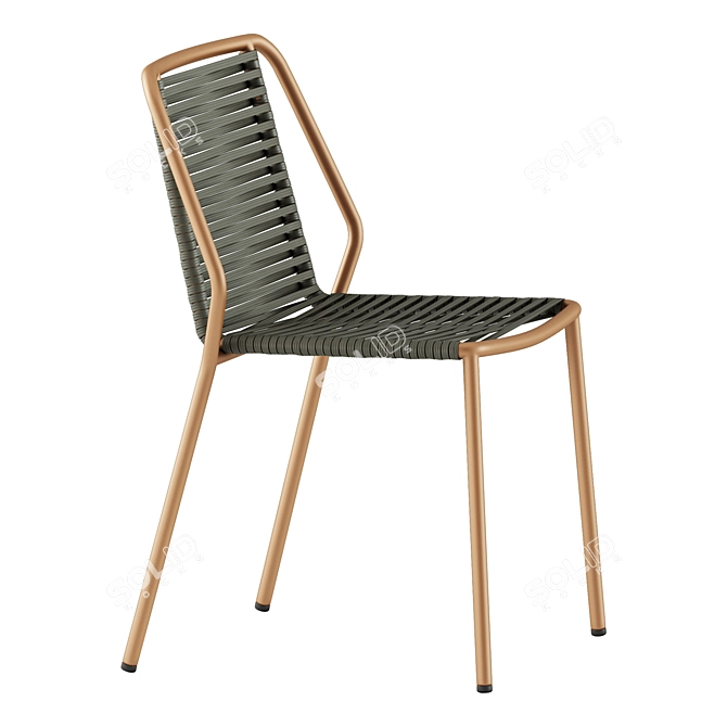 Elegant Philia 3900 Chair's Design 3D model image 3