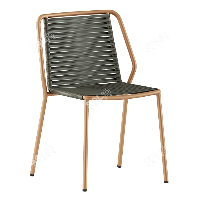 Elegant Philia 3900 Chair's Design 3D model image 4