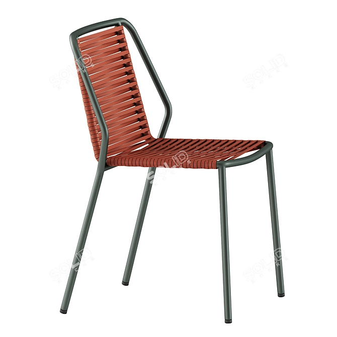 Elegant Philia 3900 Chair's Design 3D model image 5