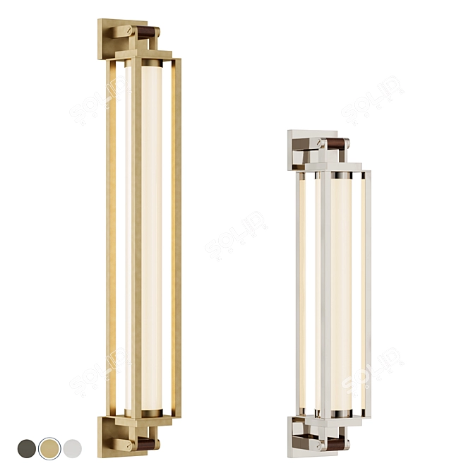 Ralph Lauren Nautical Linear Sconce 3D model image 1