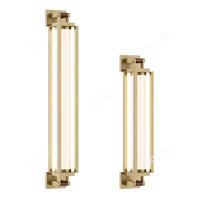 Ralph Lauren Nautical Linear Sconce 3D model image 5