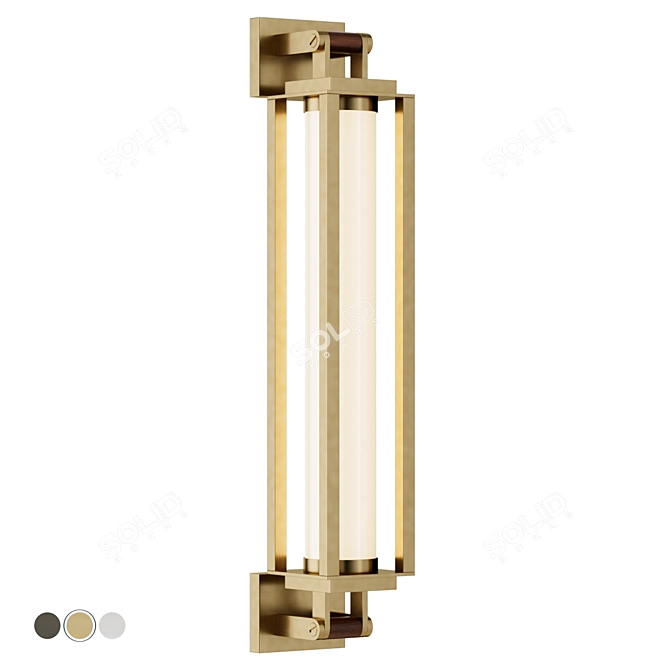 Ralph Lauren Nautical Linear Sconce 3D model image 9