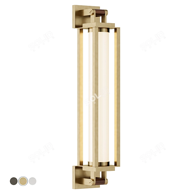 Ralph Lauren Nautical Linear Sconce 3D model image 13