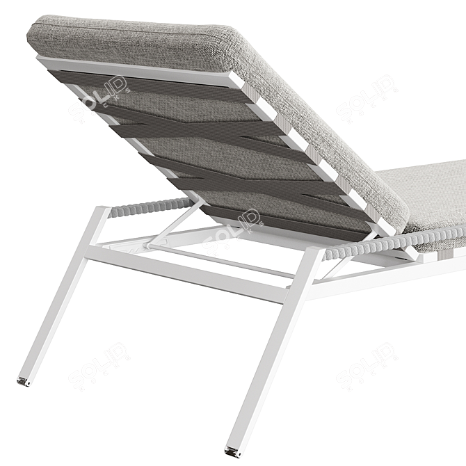 Contemporary Far West Reclining Sunbed 3D model image 3