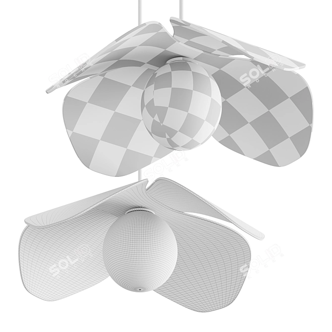 Ethereal Pendant Light Collection 3D model image 3