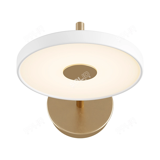 Modern LED Wall Light Fixture 3D model image 3