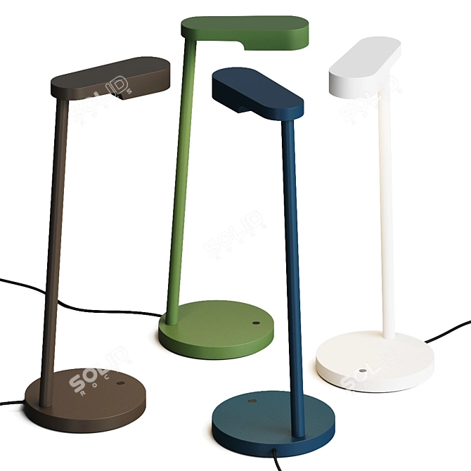 Modern Minimalist Eden Table Lamp 3D model image 2