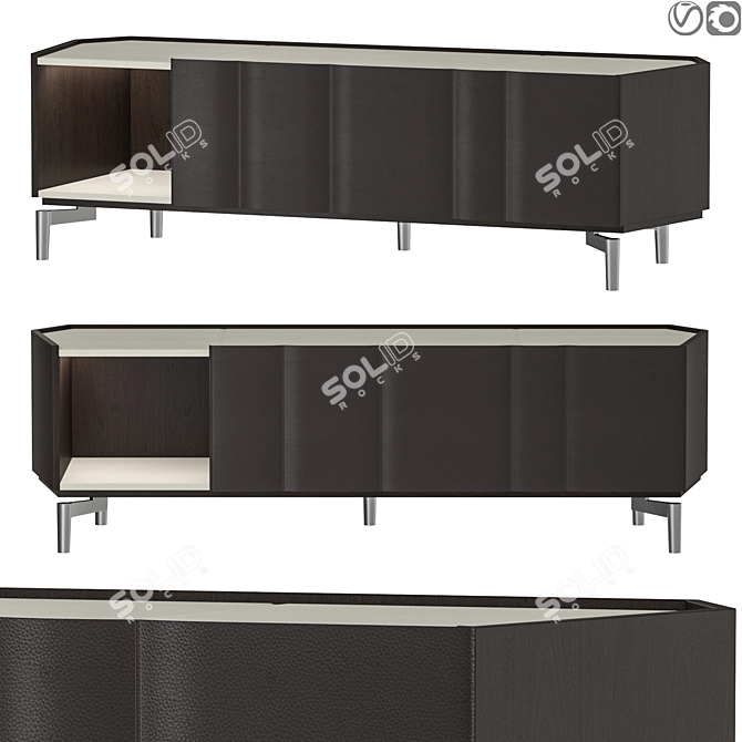 Elegant Giorgetti Delphi Organizer 3D model image 1