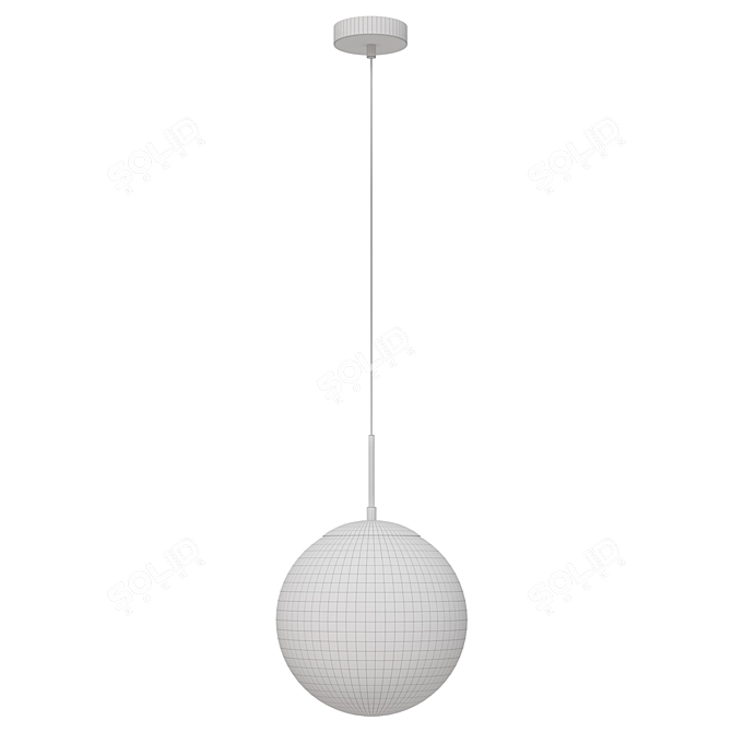 ARTE Black Pendant Light 3D model image 3