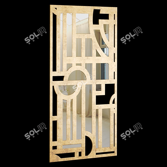 Custom Decorative Panel Set 3D model image 4