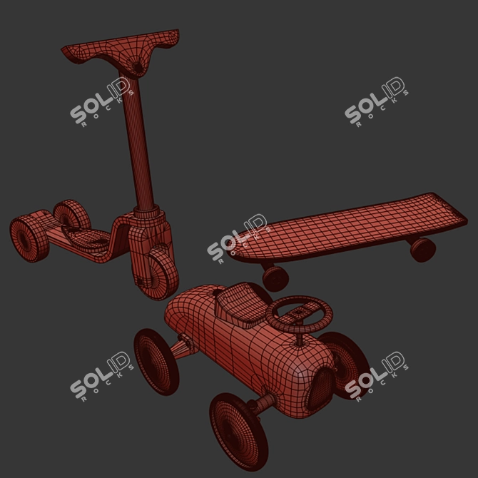 3D Toy Set Render Bundle 3D model image 5