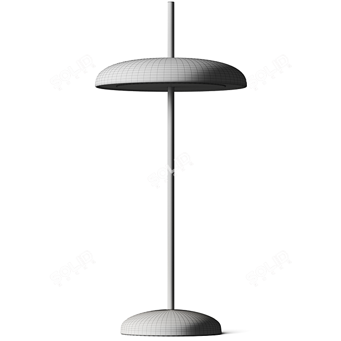 Adjustable Modern Table Lamp 3D model image 4