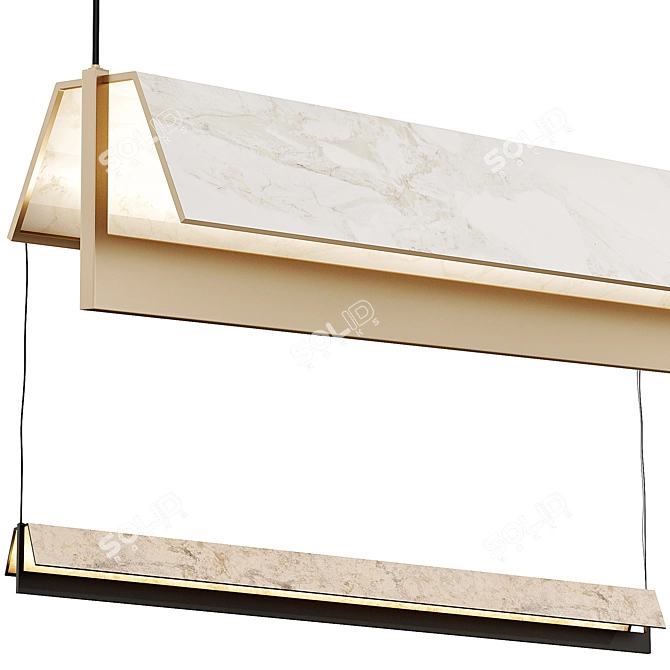 Elegant Fly So Pendant Light 3D model image 4