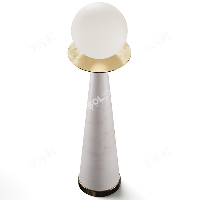 Adjustable Halo Table Lamp, 3D Models 3D model image 2