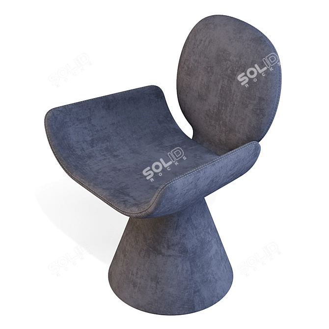 Bonaldo Youpi Modern Dining Chair 3D model image 5