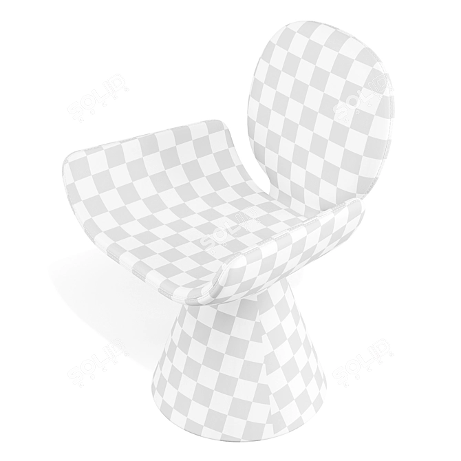 Bonaldo Youpi Modern Dining Chair 3D model image 6