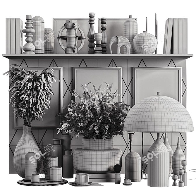 High-Quality Detailed Decor Set 3D model image 6