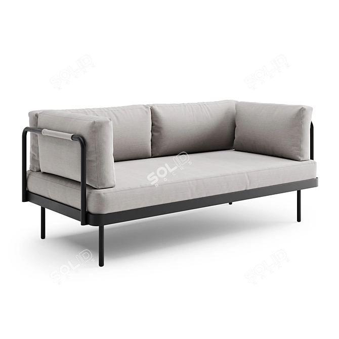 Outdoor Sofa BARRY by CoronaLegacyMtl 3D model image 4