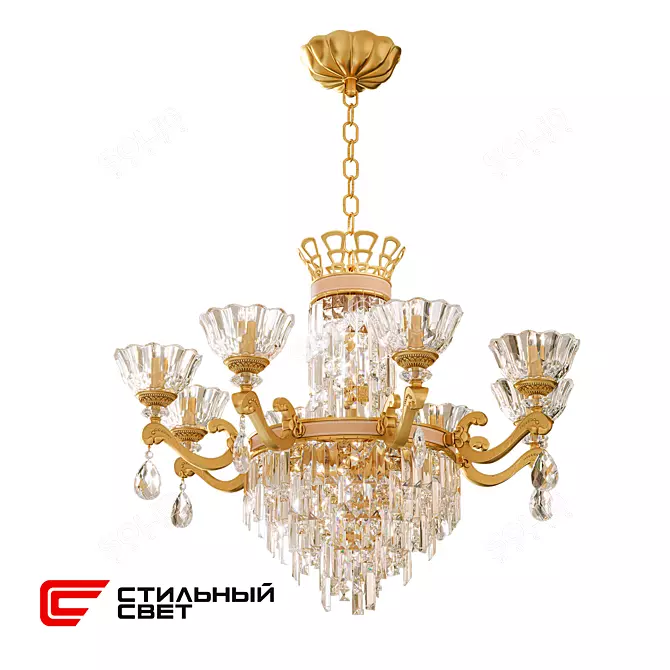 Astoria 880 Stylish Chandelier 3D model image 1