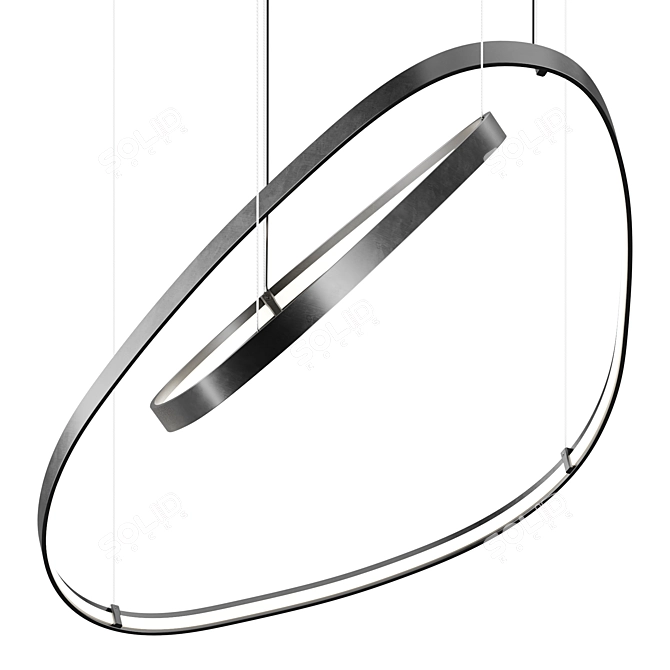 Elegant MAGELLANO Pendant Light 3D model image 2