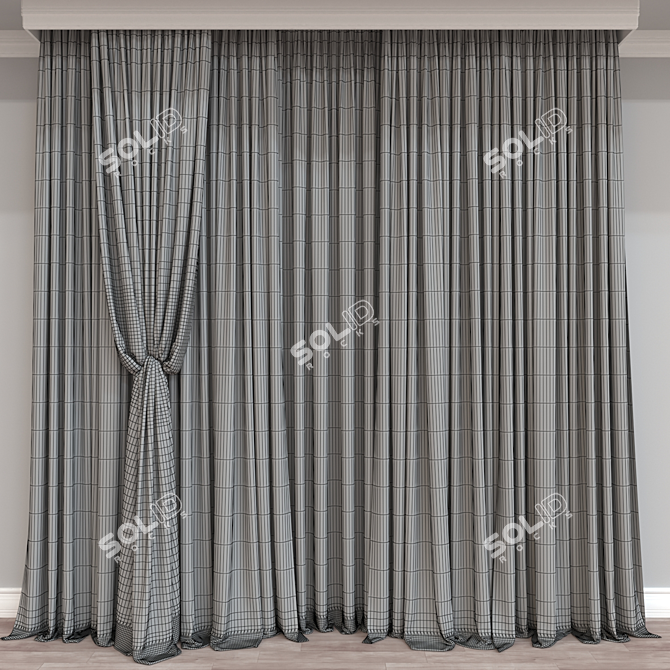 Versatile Curtain Model 916 3D model image 4