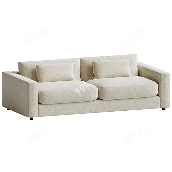 Elegant Bloor Sofa Essence 3D model image 2