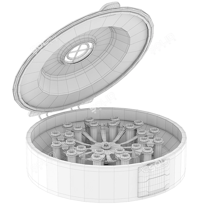 Lab Centrifuge Elmi 3D Model 3D model image 3