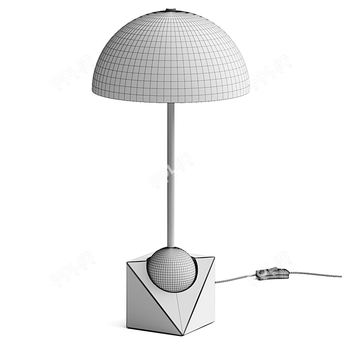 Modern Venus Floor Lamp Ø255mm 3D model image 3