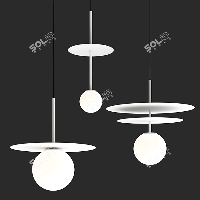 Elegant Lighting: The Celeste Collection 3D model image 3