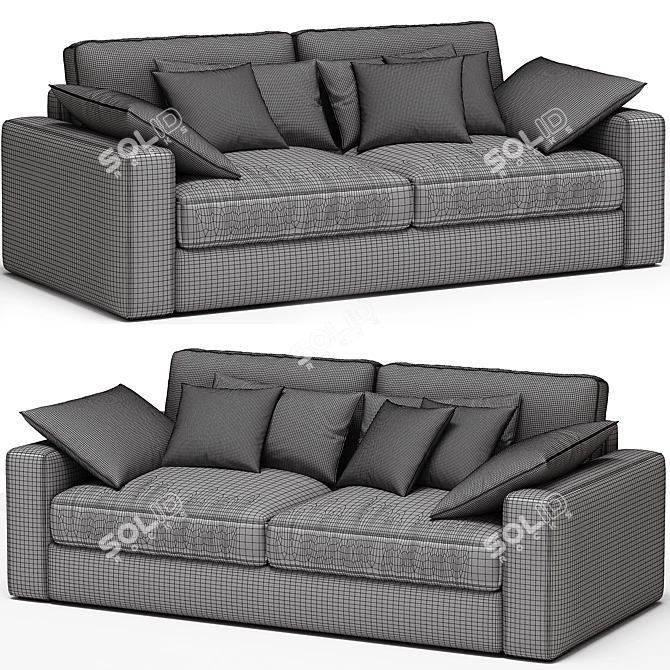 Bultex Cecilia Polyester Sofa Bed 3D model image 5