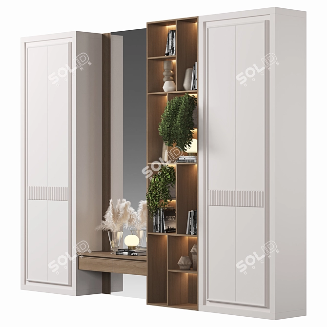 Title: High-Quality 4K Wardrobe Set 3D model image 2